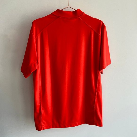 ⛳️2x HP! ⛳️ Nike Golf Dri-Fit Orange Golf Shirt - Picture 3 of 9